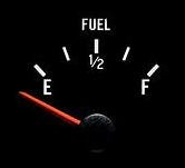 empty fuel tank