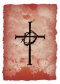 blood-stained cross