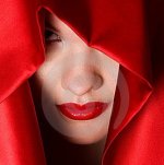 hooded woman