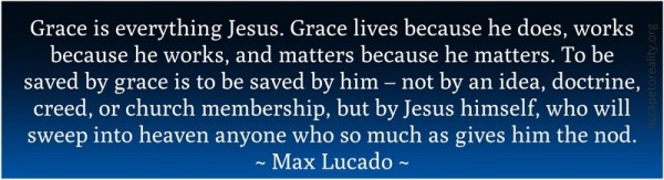 Grace is Jesus