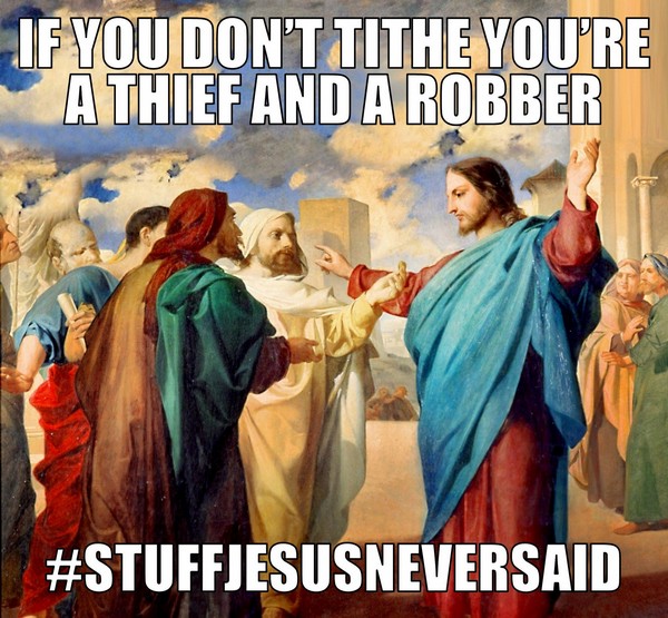Jesus is your tithe