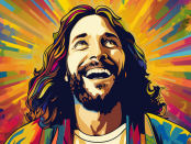 Jesus smiling